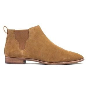 Madewell Tan Suede Ankle Boots